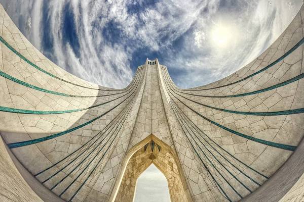 Photograph Mohammad Reza Domiri Ganji Azadi Tower on One Eyeland